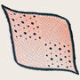 Pink Polka Dot Pleated Silky Scarf, thumbnail 3 of 3