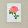 Rose Iron On Patch, thumbnail 2 of 4