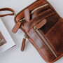 Leather Smartphone Crossbody Shoulder Bag, thumbnail 3 of 6
