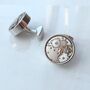 Personalised Encased Watch Mechanism Cufflinks, thumbnail 11 of 12