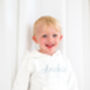 Child's Embroidered Italic Name Hoodie Jumper, thumbnail 12 of 12