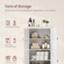 Bathroom Cabinet Freestanding Kitchen Storage Unit, thumbnail 3 of 11