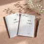 Vow Books Personalised Wedding Vow Cards Cotton Paper, thumbnail 1 of 12
