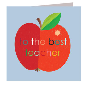 To The Best Teacher Card, 2 of 5