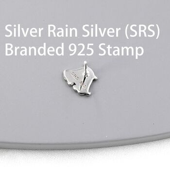 Umbrella Octopus Stud Earrings In Sterling Silver, 6 of 11