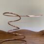 Spiral Copper Desk Lamp, Task Light, Bedside Lamp, thumbnail 4 of 8