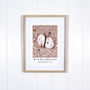 A4 Wedding Vows Shell Print, thumbnail 1 of 3