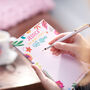 Personalised Do What Makes You Happy Tear Off Pad, thumbnail 1 of 3