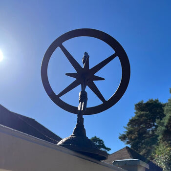 Cast Iron Garden Armillary Sundial, 8 of 8