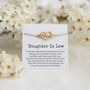 Daughter In Law Bracelet Gift Heart Infinity Charm, thumbnail 10 of 11