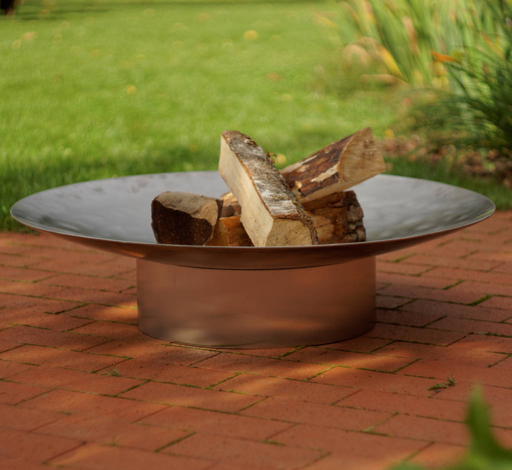 Hestia Stainless Steel Fire Pit, 1 of 5