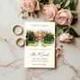 Venue Save The Date Cards, Watercolour Painting Effect, thumbnail 6 of 6