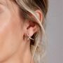 Sycamore Stud Earrings, thumbnail 3 of 7