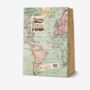 Vintage Map Inspired Gift Bags, thumbnail 2 of 2