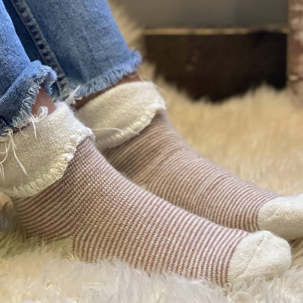 Personalised Super Soft Cosy Star Socks By The Alphabet Gift Shop