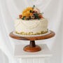 Harvest Sunflower Dried And Preserved Flower Autumn Wedding Cake Topper, thumbnail 2 of 3