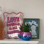 Love Actually Is All Around Mirror, thumbnail 4 of 5