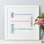 Wedding Vows Personalised Print, thumbnail 4 of 10