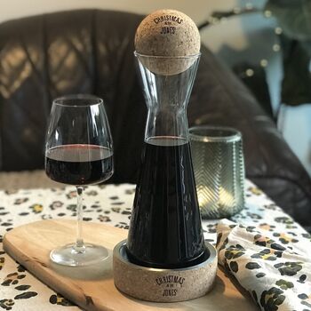 Personalised Wine Carafe For Christmas, 4 of 11