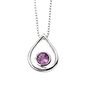 Sterling Silver And Gemstone Pendant Necklace, thumbnail 2 of 6