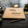 Personalised Modern Wooden Guest Book Or Album, thumbnail 6 of 9