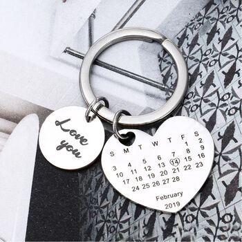 Special Date Personalised Heart Calendar, 2 of 7