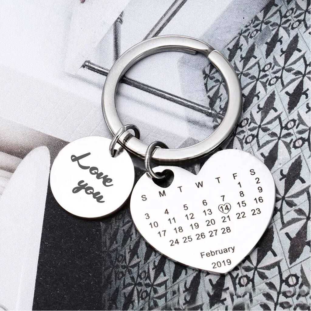 Special Date Personalised Heart Calendar, 1 of 6
