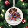 Personalised Dachshund In Christmas Lights, thumbnail 3 of 12