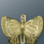 Brass Butterfly Door Knocker Brass Finish, thumbnail 3 of 3