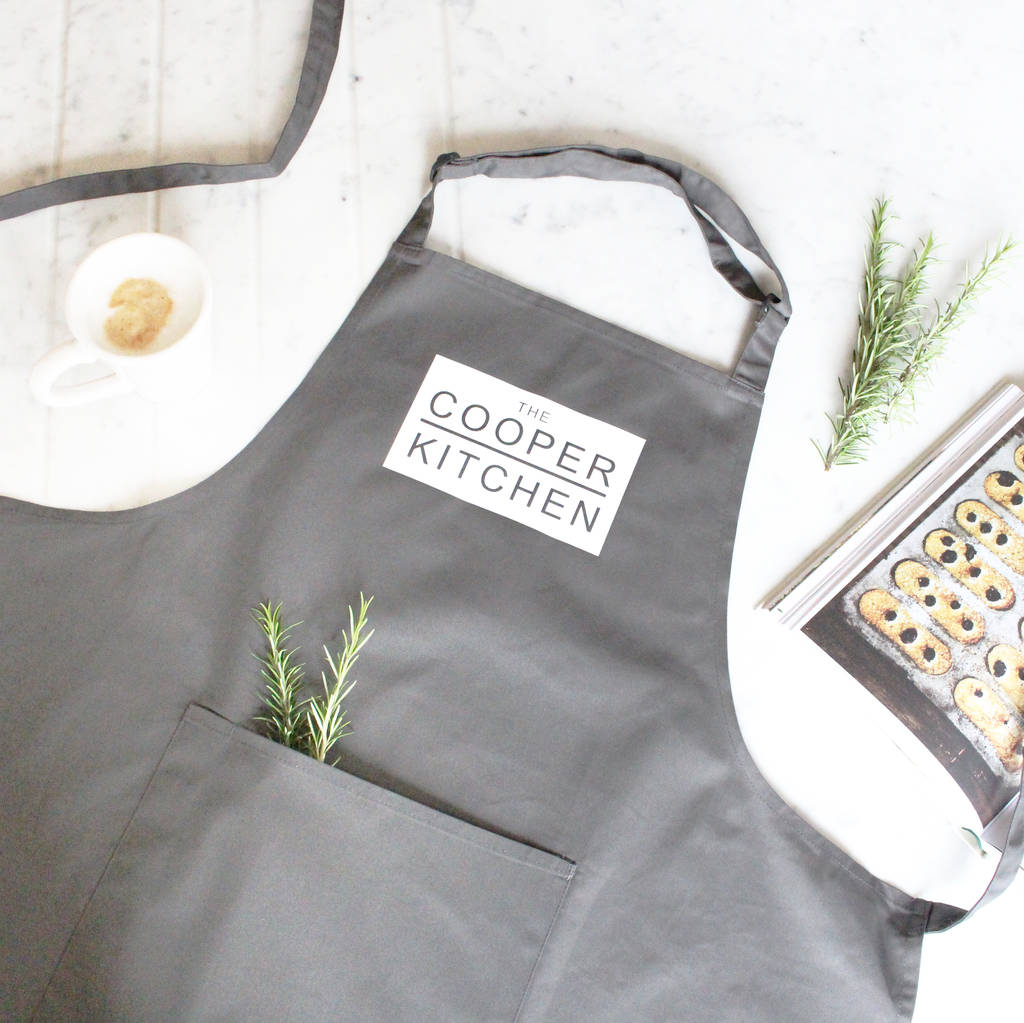 'The Surname Kitchen' Personalised Family Apron, 1 of 7