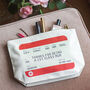 Personalised Train Ticket Pouch For Mum, thumbnail 3 of 5