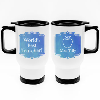 Personalised Teacher Travel Mug, 2 of 3
