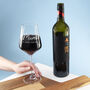 Personlaised #One Wine Taster Wine Glass, thumbnail 1 of 4