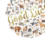 Animal Good Luck Card, thumbnail 4 of 5