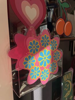 Retro Flower Vinyl Lp Record Holder, 3 of 5