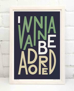 I Wanna Be Adored Print, 6 of 8