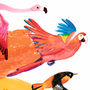 Rainbow Pride Birds Art Print, thumbnail 4 of 4