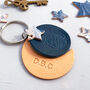 Personalised Scorpio Star Sign Leather Keyring, thumbnail 4 of 5