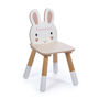 Childs Personalised Wooden Bunny Rabbit Chair, thumbnail 1 of 2