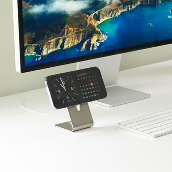 Magsafe Desk Stand iPhone Dock | Stainless Steel, 7 of 8