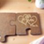 Personalised Jigsaw Wooden Coasters – Set Of Two, thumbnail 3 of 4