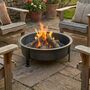 Hand Hammered Black Fire Pit, thumbnail 2 of 2
