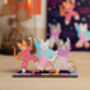 Personalised Disco Cats Birthday Pop Out Card, thumbnail 6 of 7