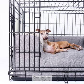 Charley Chau Deep Sided Dog Bed In Weave Ii, 10 of 12