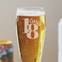 18th Birthday Personalised Pint Glass, thumbnail 2 of 6