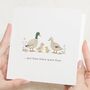 There Were Four New Baby Duck Card, thumbnail 1 of 7