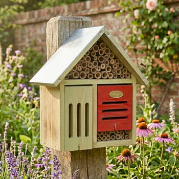 Large Wooden Insect Hotel, Bee Hotel And Bug House, 4 of 12