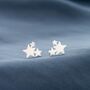 Sterling Silver Personalised Star Cluster Earrings, thumbnail 3 of 10