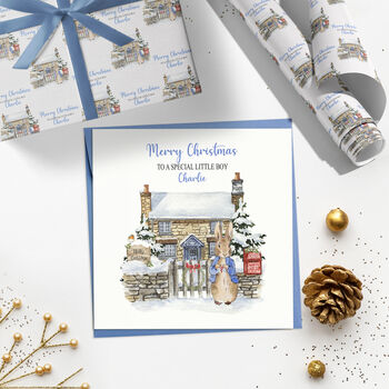 Peter Rabbit Christmas Cottage Card, 3 of 3