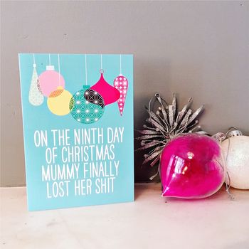 Funny Parenting Christmas Cards, 7 of 10